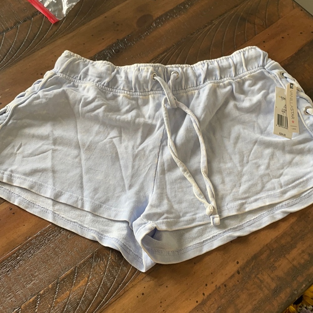 Sky blue shorts